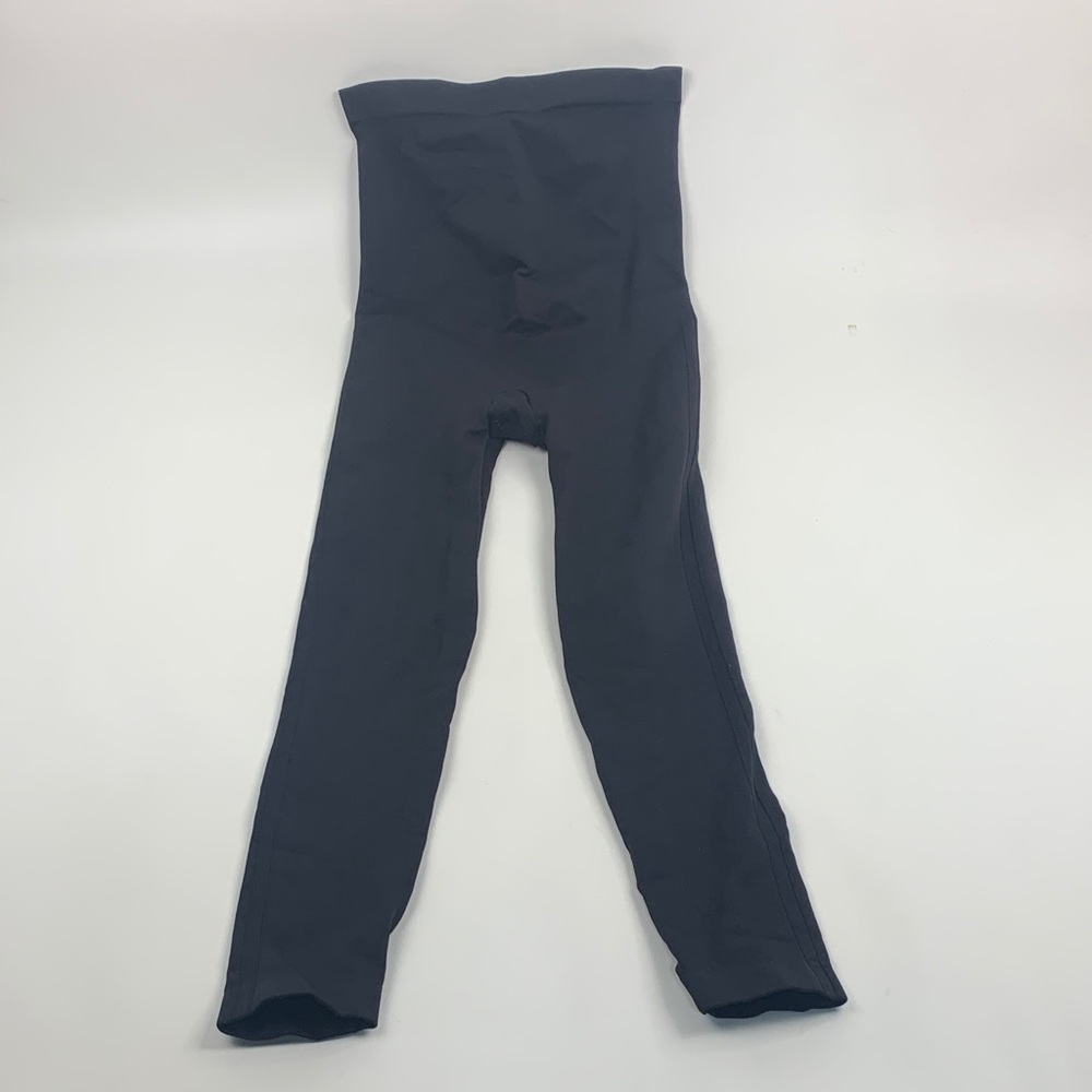 SPANX Black High Waist Leggings Size Medium with stretch  Look at me now Style